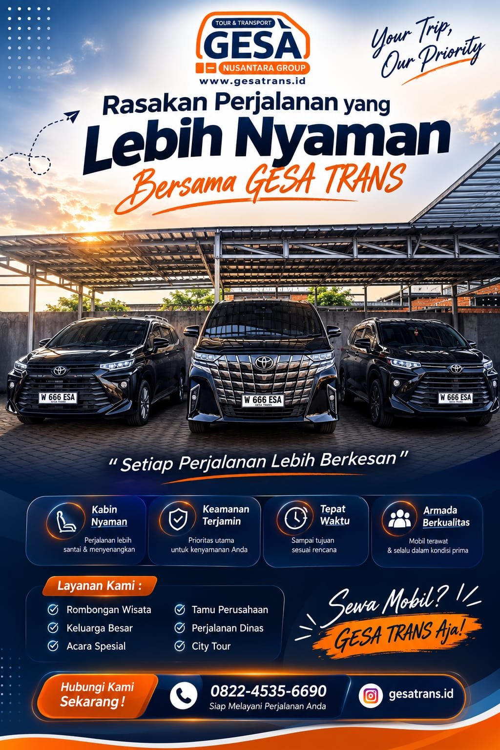 Sewa Mobil Surabaya & Sidoarjo: Rental Mobil Terpercaya di Jawa Timur dengan Sopir Profesional