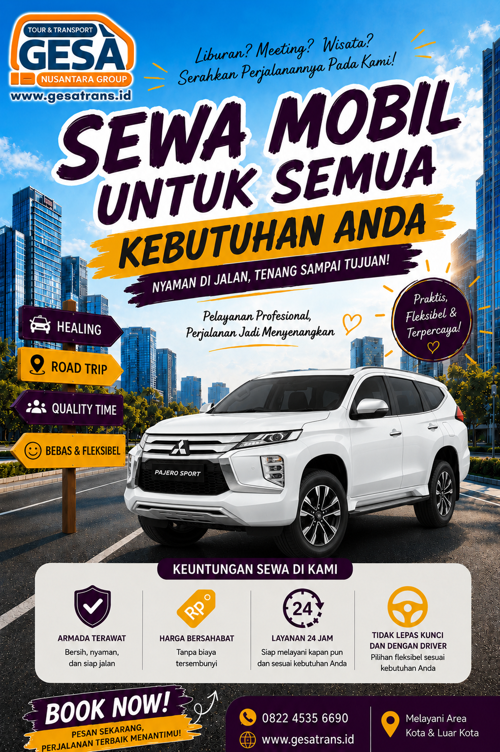 Rental Mobil Surabaya & Sidoarjo: Sewa Mobil Nyaman dengan Sopir Profesional di Jawa Timur