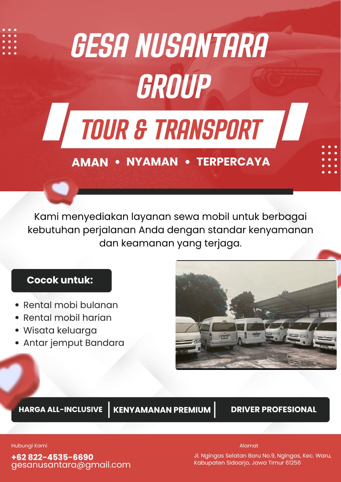 Sewa Mobil Surabaya & Sidoarjo – Rental Mobil dengan Sopir Ramah dan Armada Lengkap