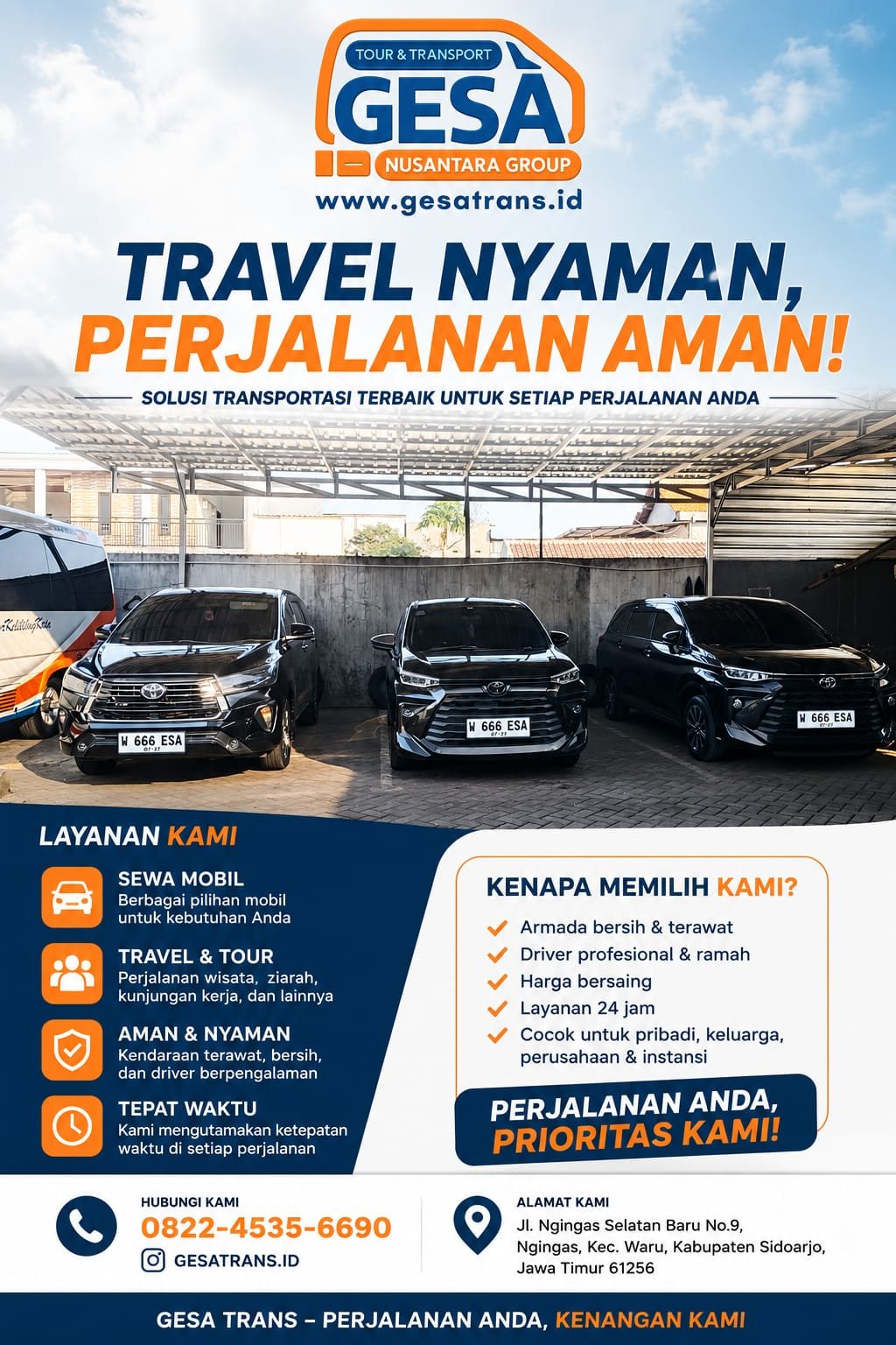 Sewa Mobil Surabaya & Sidoarjo: Rental Mobil Jawa Timur dengan Sopir Berpengalaman
