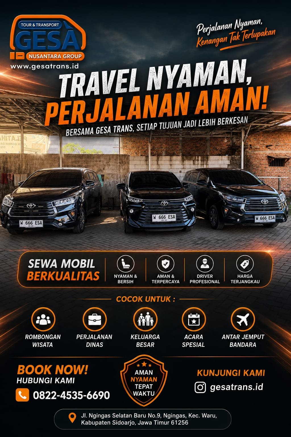 Sewa Mobil Surabaya & Sidoarjo: Rental Berkualitas dengan Driver Profesional di Jawa Timur