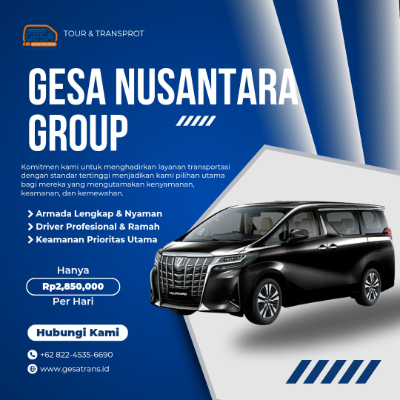 Gesa Nusantara Group – Layanan Sewa Mobil dan Rental Mobil Terpercaya di Surabaya, Sidoarjo, dan Jawa Timur dengan Driver Profesional