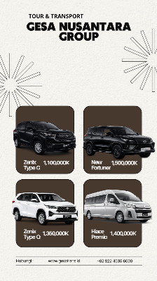 Sewa Mobil Surabaya & Sidoarjo – Pilihan Premium Gesa Nusantara Group dengan Driver Profesional di Jawa Timur